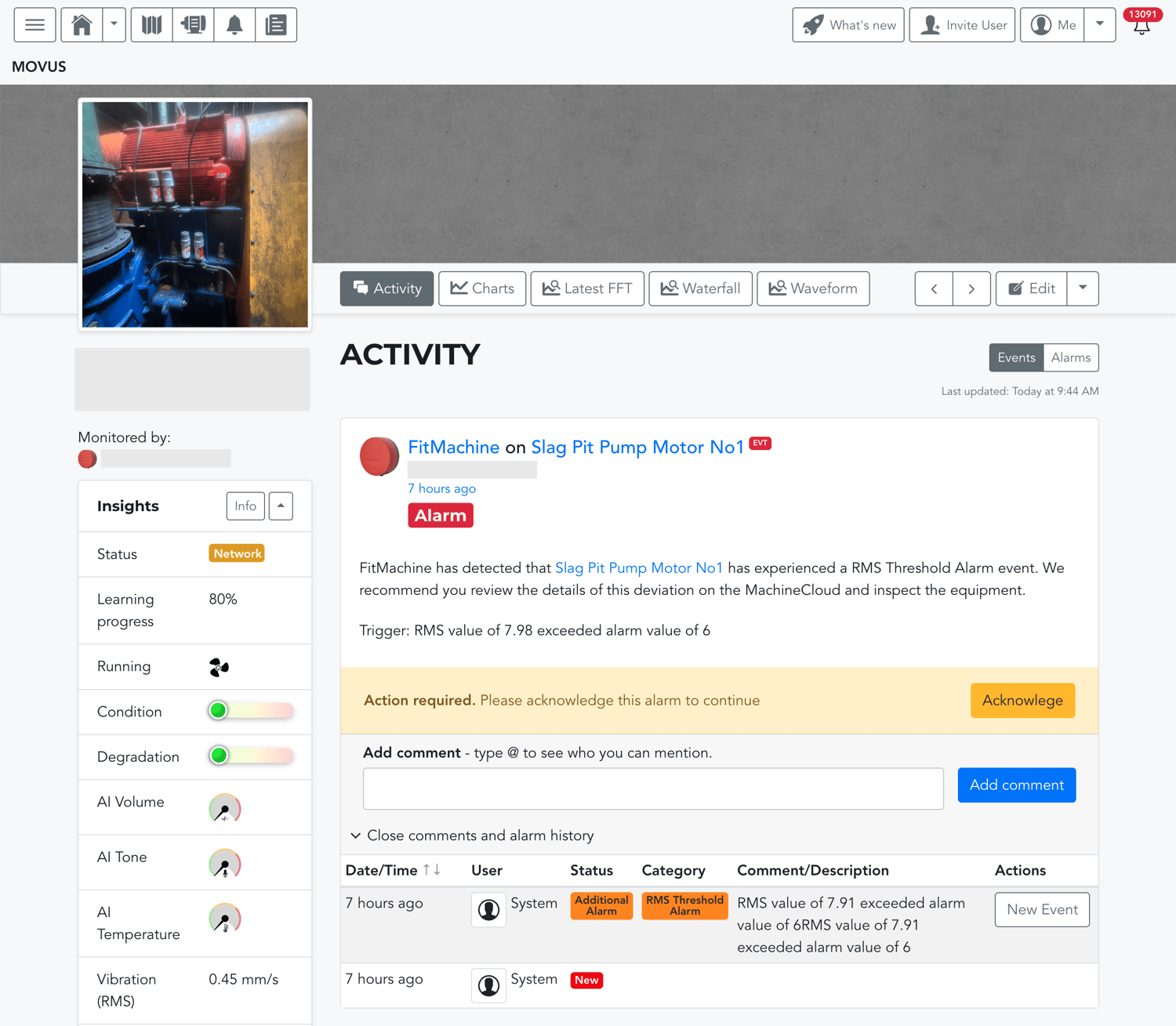 Understanding the Activity Tab