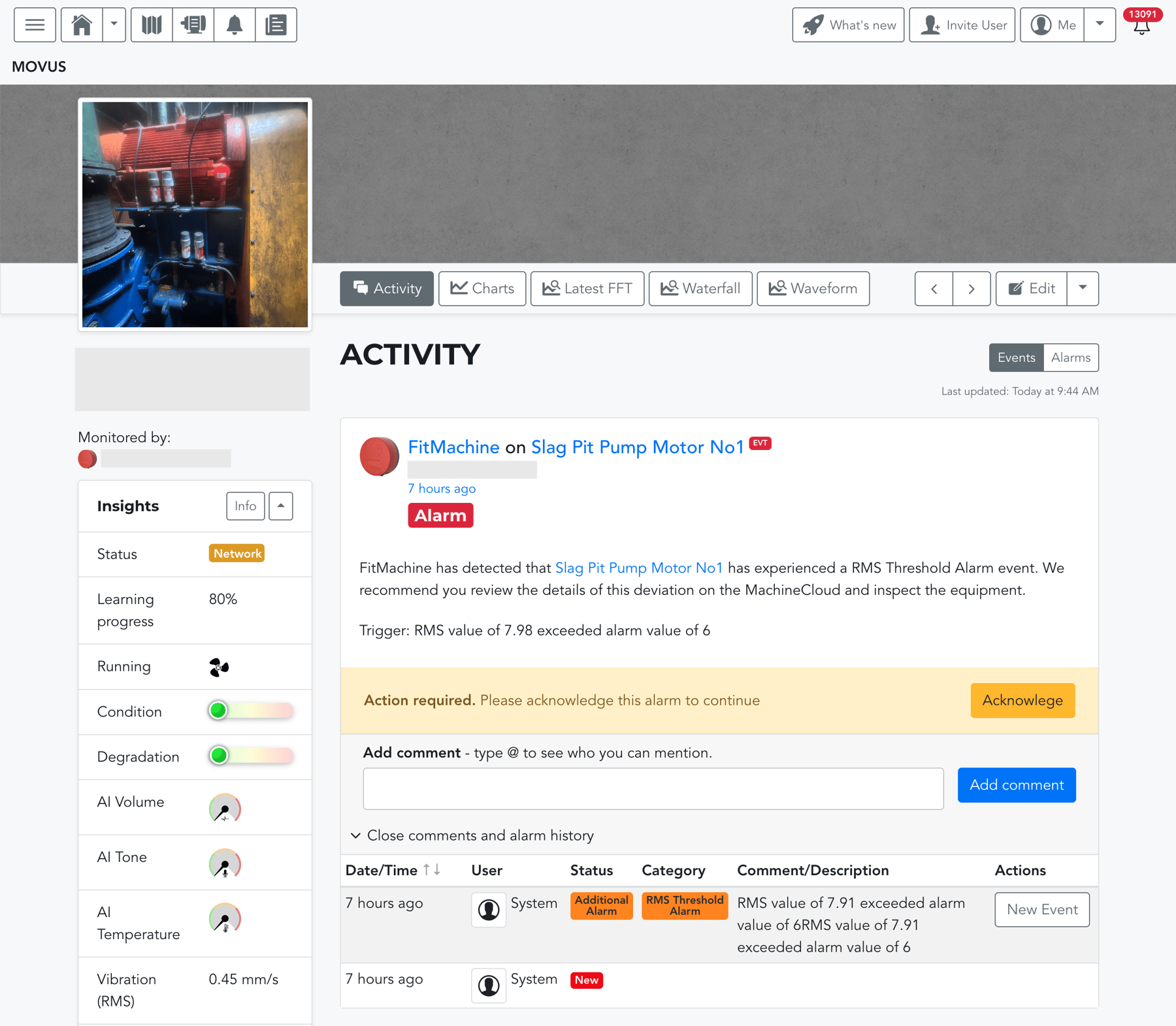 Understanding the Activity Tab